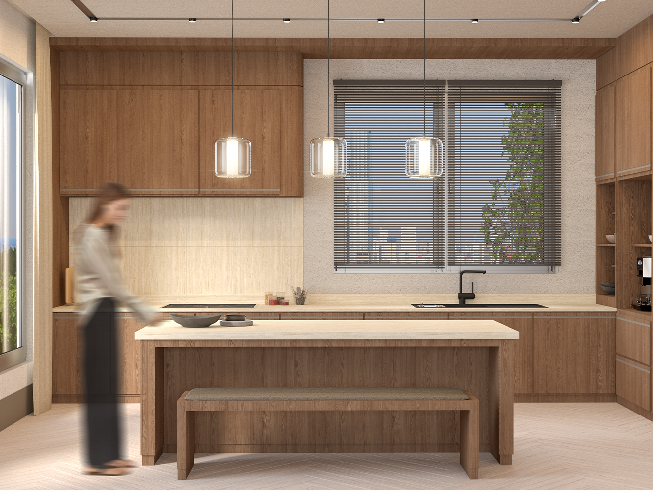 BG House Yemek ve Ayna Detayı